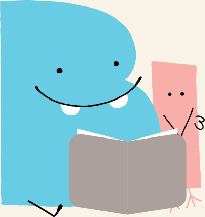 The Bitesize children's book, Going to Bitesize Pediatric Dentistry, held open to a spread of the monster characters